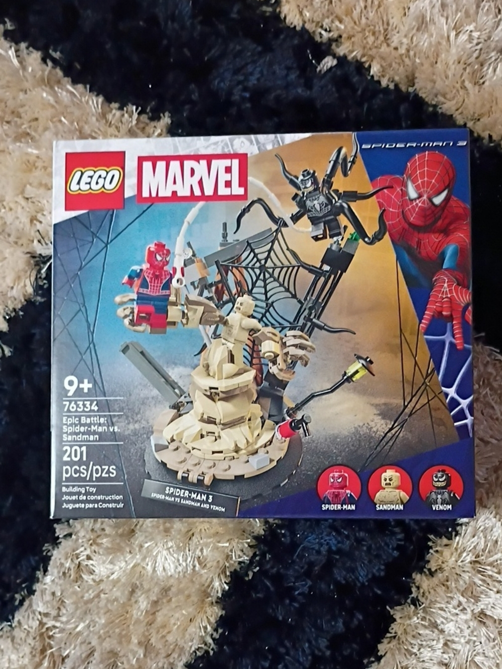Lego Marvel 76334 Epic Battle: Spiderman Vs Sandman